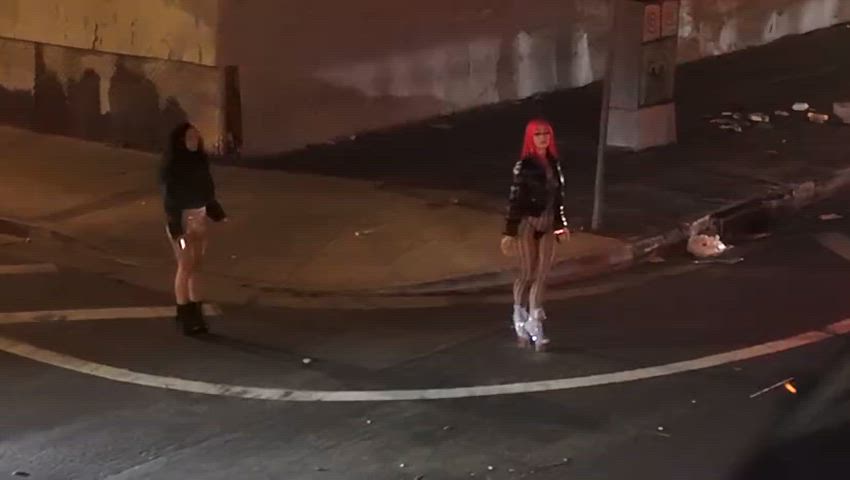 escort prostitute redhead white girl clip