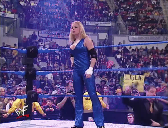 big tits blonde trish stratus wrestling clip