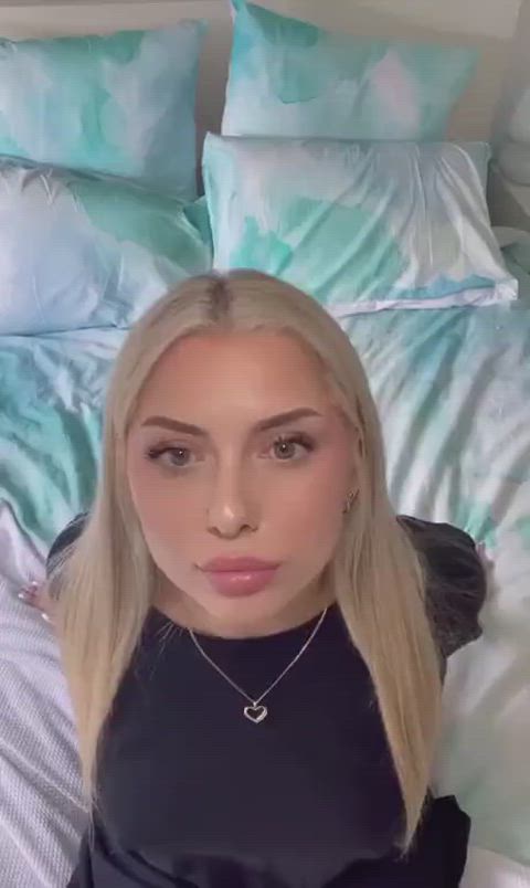 blonde surprise undressing clip