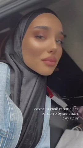 clothed hijab innocent solo clip