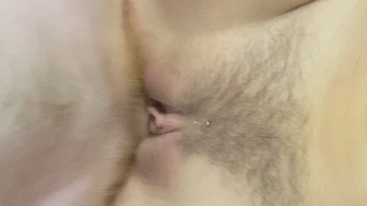 Big Dick Cum On Pussy Hairy Pussy Porn GIF by tlxxx666