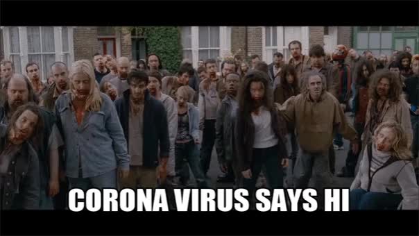 Corona Virus Says Hi