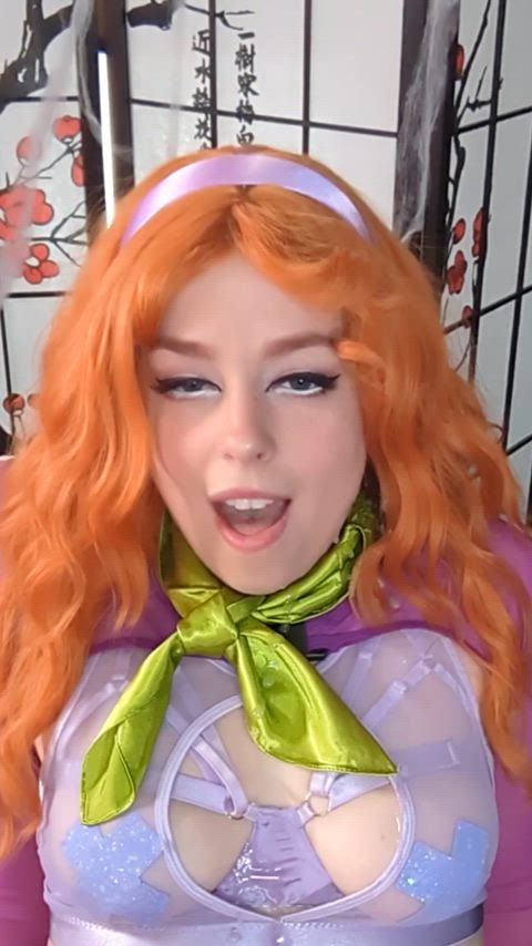 ahegao amateur cosplay costume cumshot cute onlyfans redhead clip