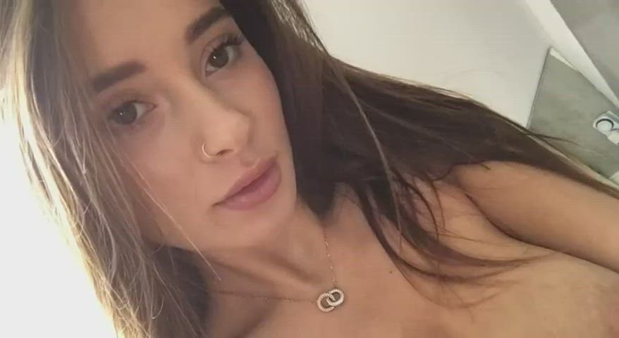 big tits boobs selfie tattoo clip