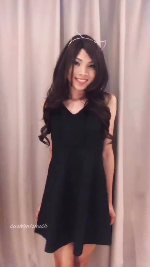 Surprise under her dress 