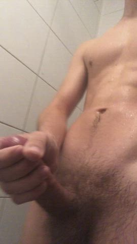 Big Dick Erection Jerk Off Penis Shower clip