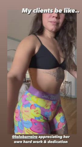Ass Big Ass Booty Fitness Latina Model Tattoo Thick clip