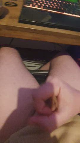 Another cumshot after edging all morning....