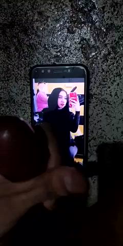 ass big tits cumshot cute hijab malaysian tribute clip