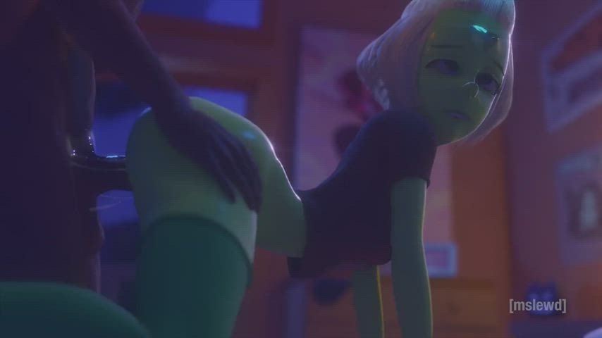 3d animation hentai interracial clip