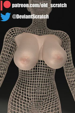 Breast Physics Simulation System WIP Update [OC]