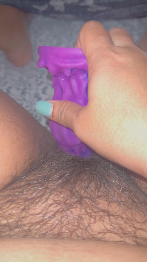 fantasy toys hairy pussy huge dildo indian knot pussy spread slut slutty tight pussy