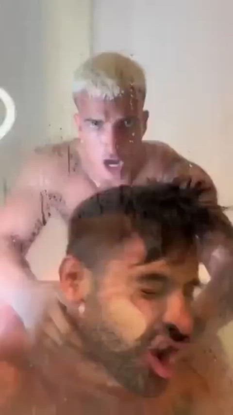 bathroom big dick daddy gay rough sex rough-sex clip
