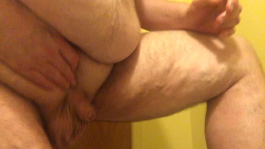 big balls chubby erection little dick male masturbation masturbating small cock clip