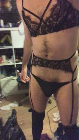 crossdressing lingerie neighbor clip