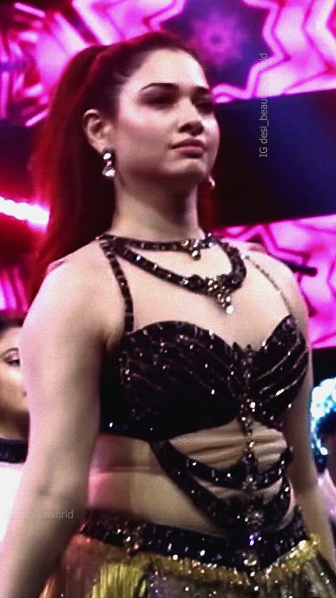 Tamannaah Bhatia ultra broad armpits in slow motion dance