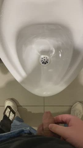 I had to make sure every urinal got a fair share of my piss.