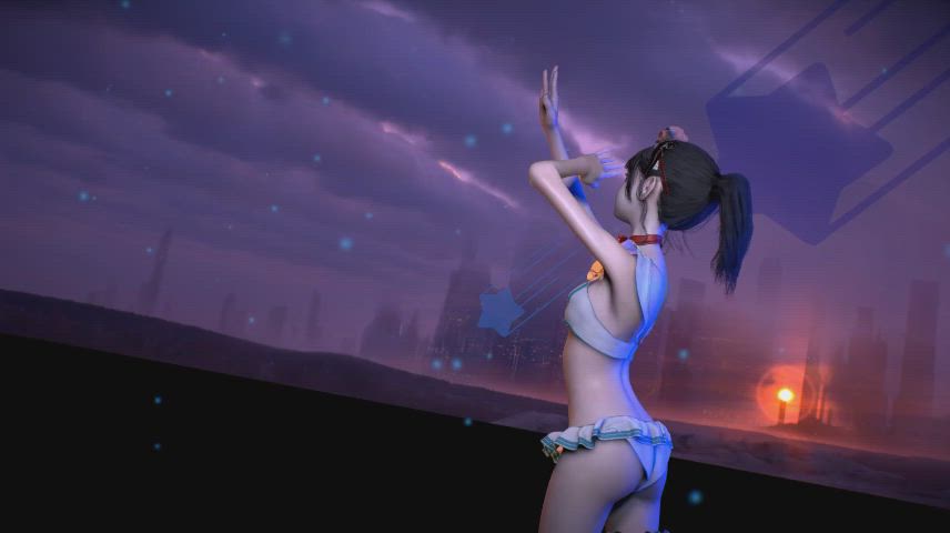 Dancing Gamer Girl VR clip