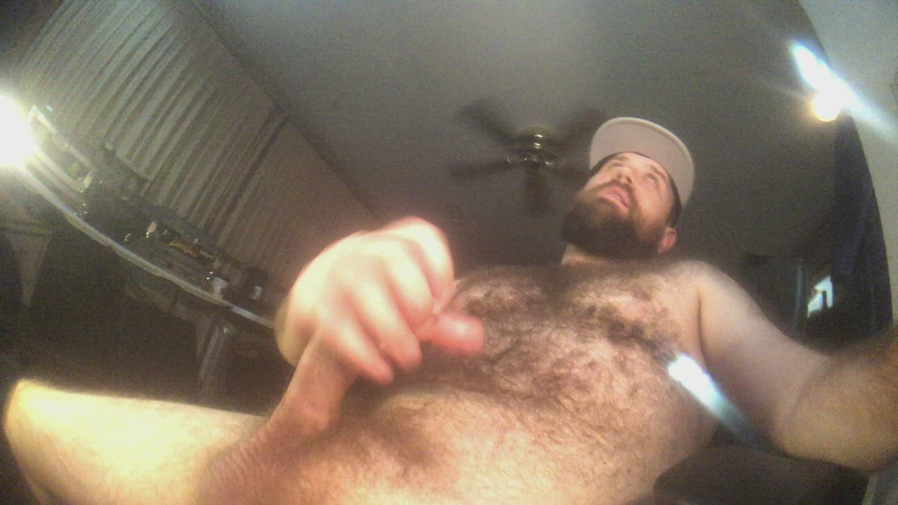 Bear Big Balls Big Dick Cock Cum Hairy Orgasm clip