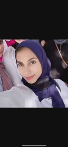 fake hijab muslim clip