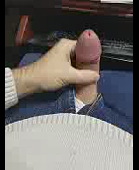 amateur big dick cock male masturbation masturbating public thick clip