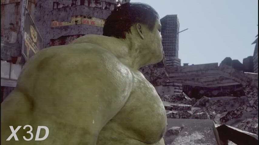 Hulk Vs Black Widow (X3D) [Marvel]