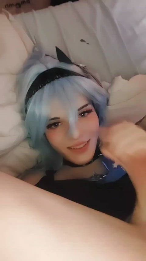 cosplay femboy masturbating sissy trans clip