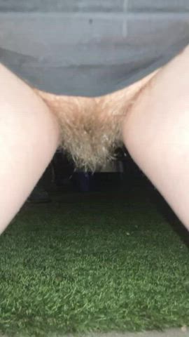 pissing outside in my shared yard