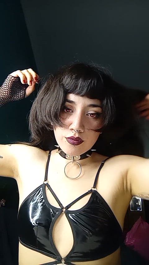 alt armpit armpits domme femdom fetish findom goth kinky onlyfans clip