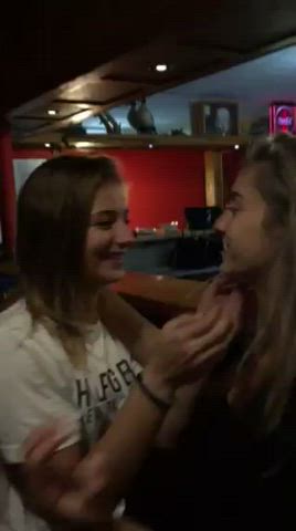 barely legal kissing lesbian lesbians teen clip