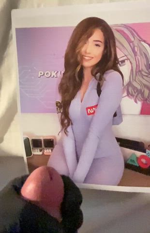 Pokimane cum tribute