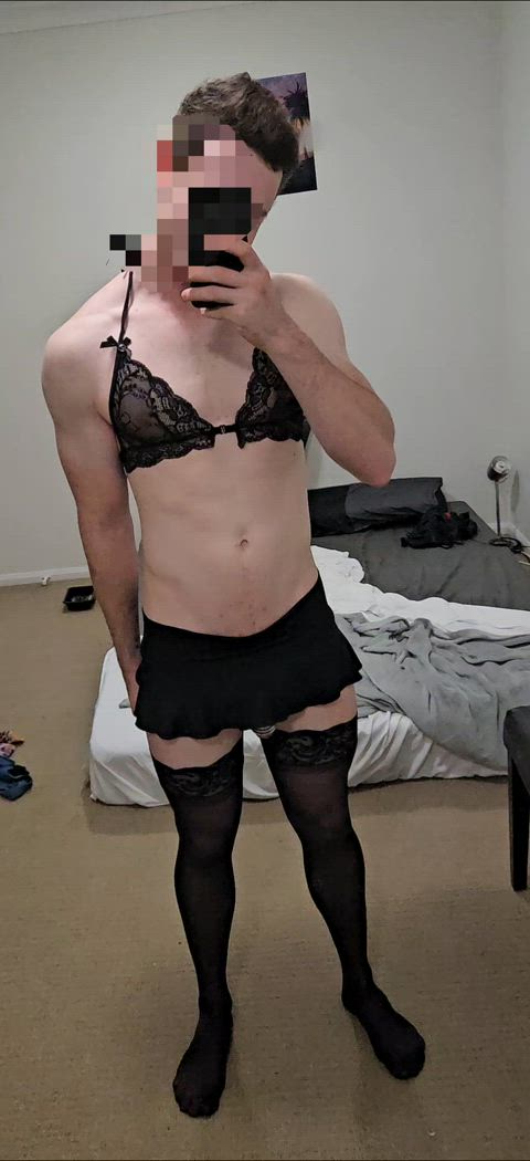 Does my skirt hide my clit well enough?