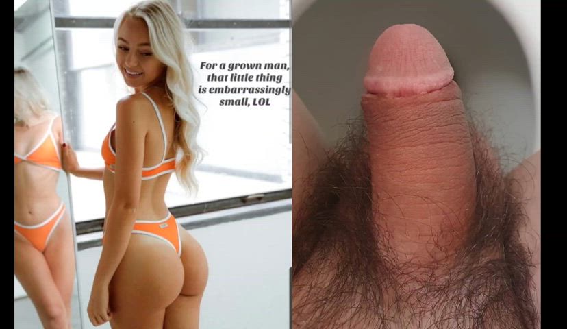 big ass blonde caption degrading little dick small cock small dick teen sissycaption