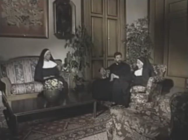 blowjob handjob nun vintage clip