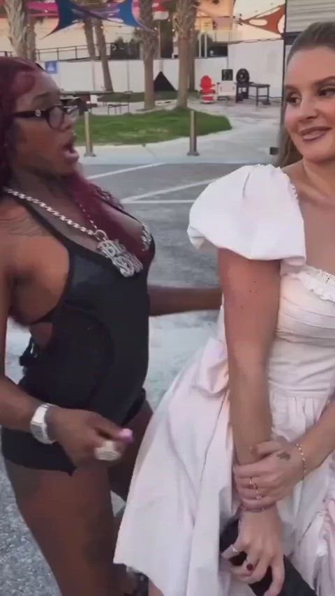 ass ass shaking booty celebrity dancing dress ebony festival public twerking twerk