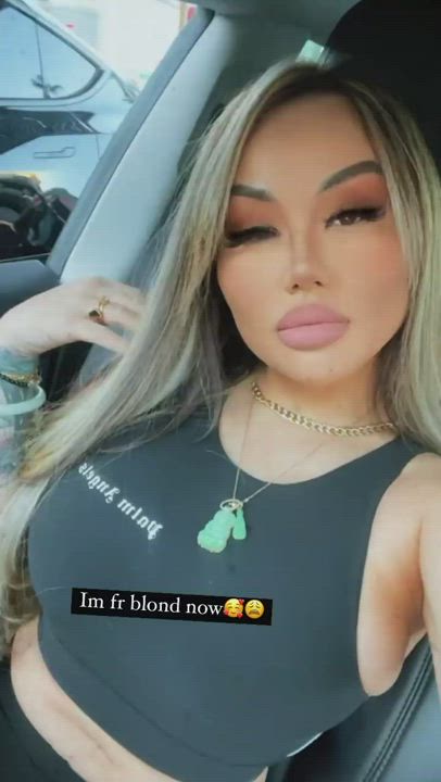 Asian Blonde Chinese clip