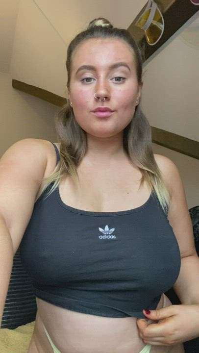 Big tits titty drop