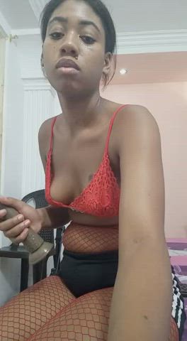 blowjob brunette cock ebony latina clip