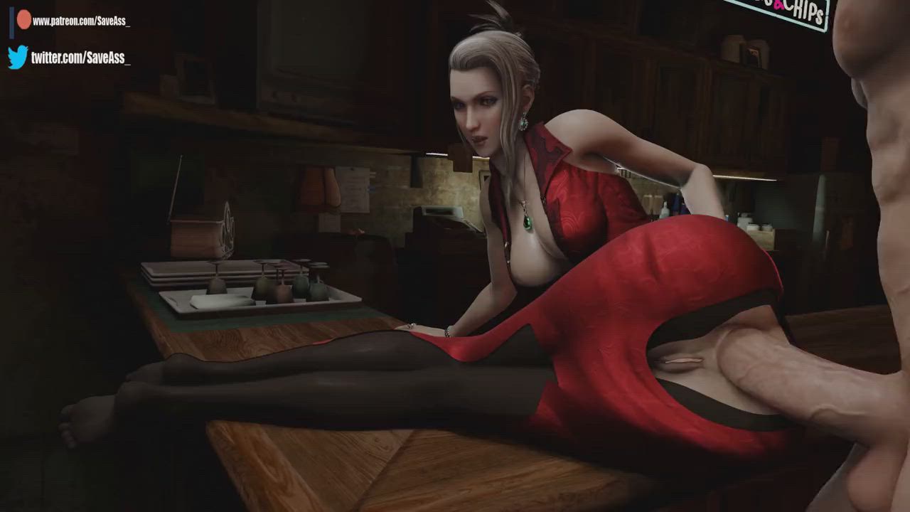 Scarlet gets fucked on the table (SaveAss) [Final Fantasy 7]