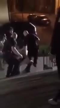 POLICE BRUTALITY - Cop Drags Woman Down The Stairs By Her Hair & Punches Her