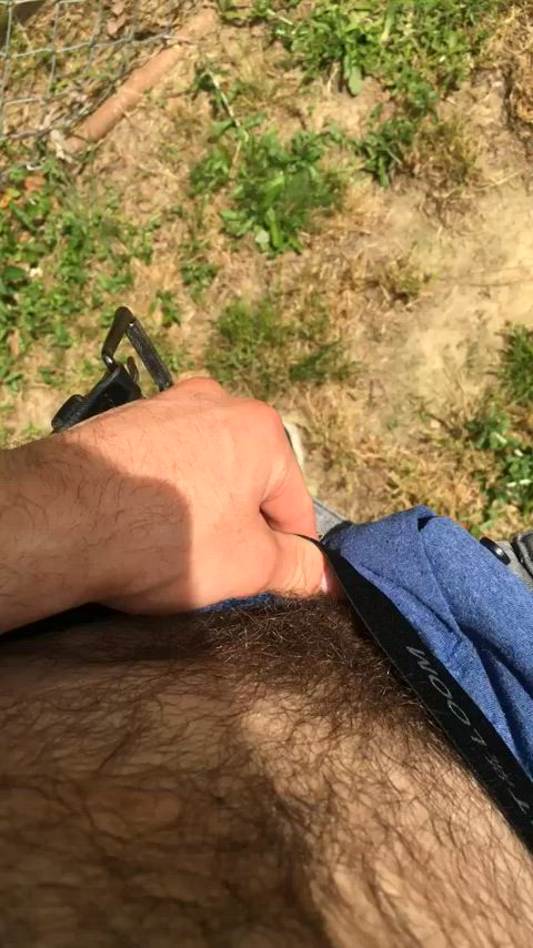 Had nice piss during the day with my clothes on