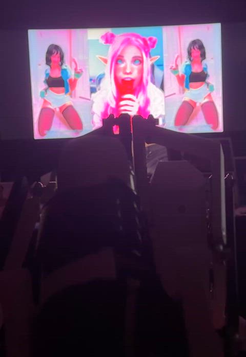 edging gooning male masturbation masturbating sex toy watchingporn worship clip