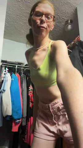 clothed slimthick small tits tiktok clip