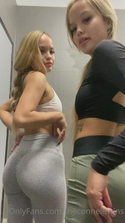 Connel twins revealing their asses