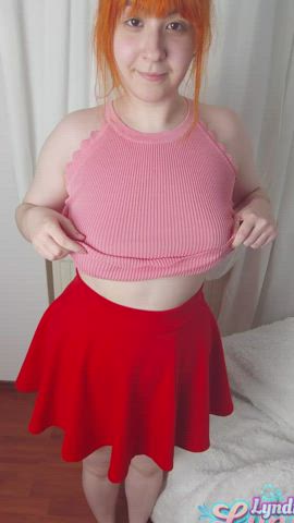 Pink Redhead Skirt clip