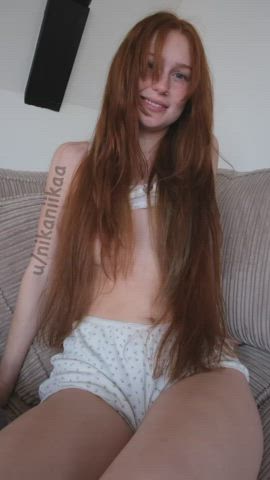 cute freckles jiggling onlyfans perky petite redhead smile clip