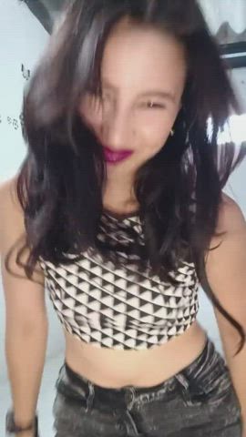 bbw brunette latina clip