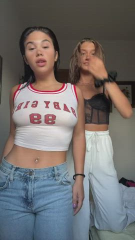 see through clothing teen teens tiktok r/tiktits clip