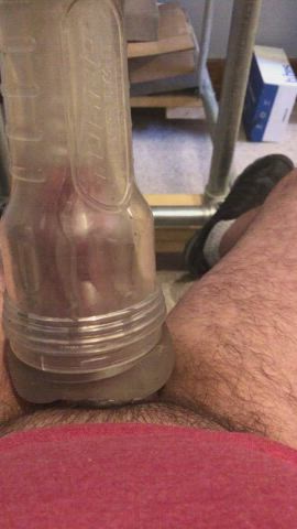 condom cumshot fleshlight fuck machine fucking machine hands free jerk off solo clip