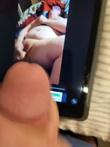 bbw cumshot tribute clip